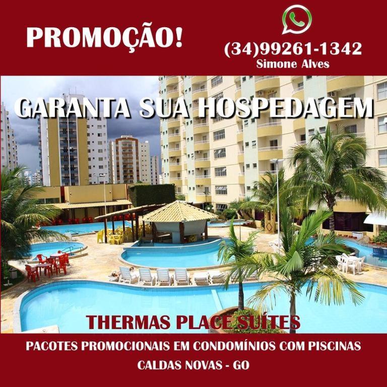 Thermas Place Suite Caldas Novas Com Piscinas Termais Dış mekan fotoğraf